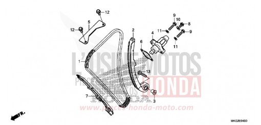 CHAINE A CAMES/TENDEUR CMX500AK de 2019
